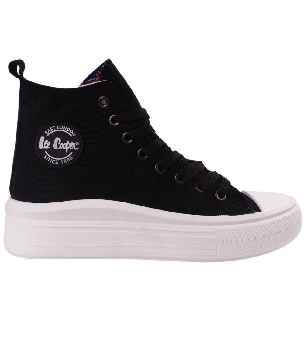 Buty damskie Lee Cooper czarno-białe LCW-23-44-1629LA