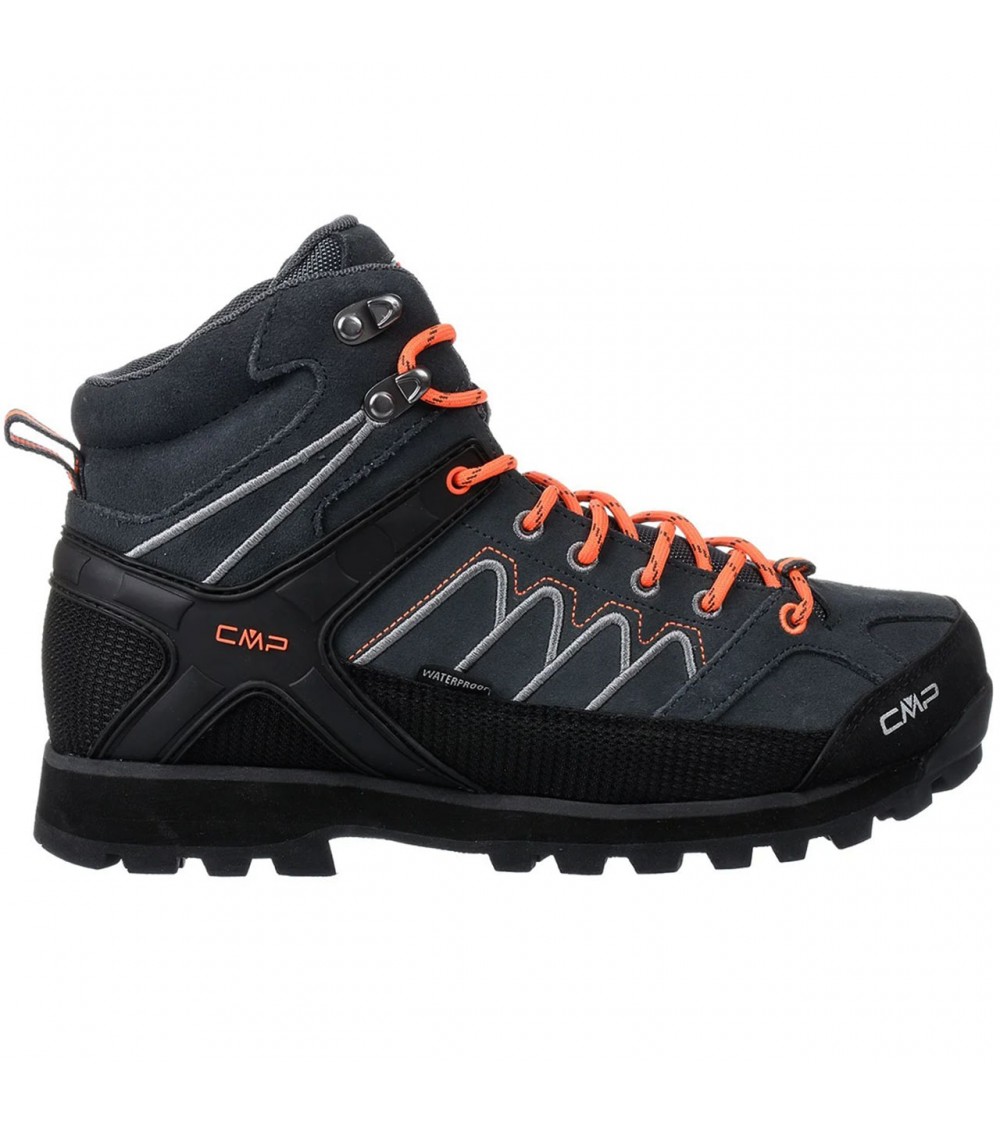 Buty trekkingowe męskie CMP Moon Mid WP szaro-pomarańczowe 31Q4797U423