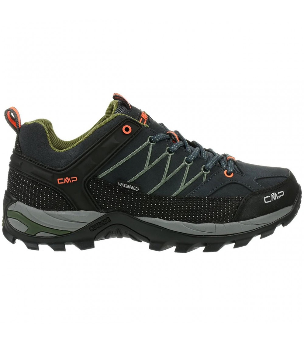 Buty trekkingowe męskie CMP Rigel Low WP szaro-zielone 3Q1324751UG