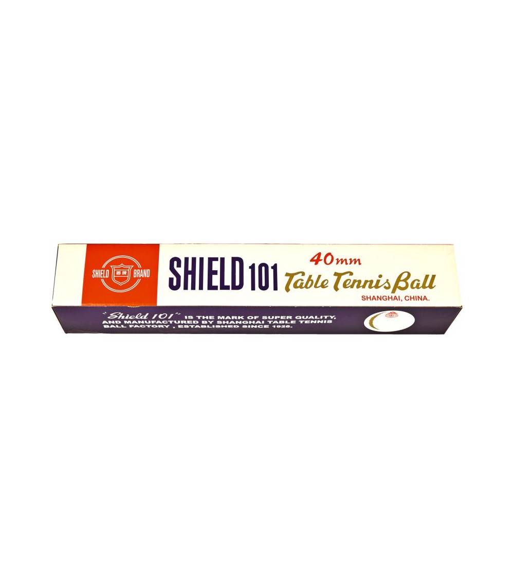 Shield table tennis balls 6 pcs. White