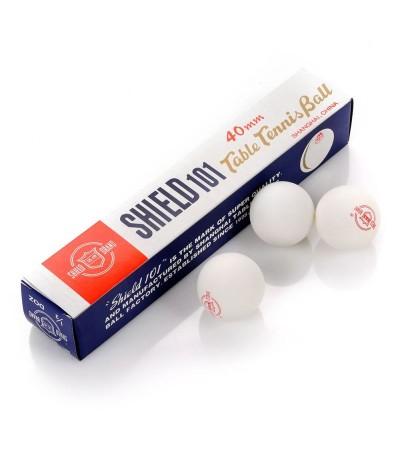 Shield table tennis balls 6 pcs. White