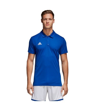 Pagrindinis polo adidas Core 18 Polo M CV3590, Futbolas, Spоrto prekės, Adidas