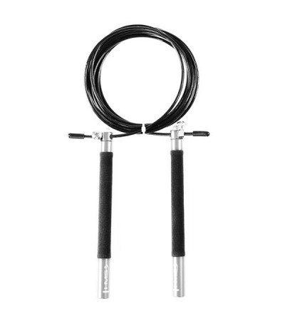 Fast skipping rope HMS SK54 black / silver