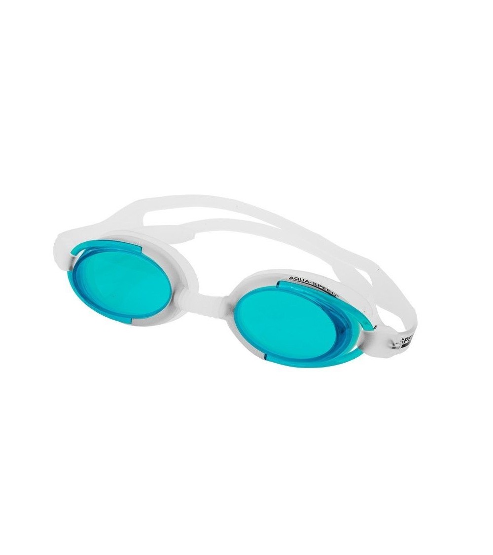 Swimming goggles Aqua-Speed Malibu white-green