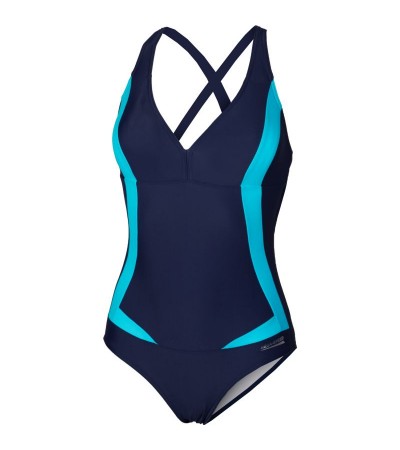 Maudymosi kostiumėlis Aqua-Speed Greta W 04 tamsiai mėlyna, Plaukimo apranga unisex, Plaukimo apranga, Aqua-Speed