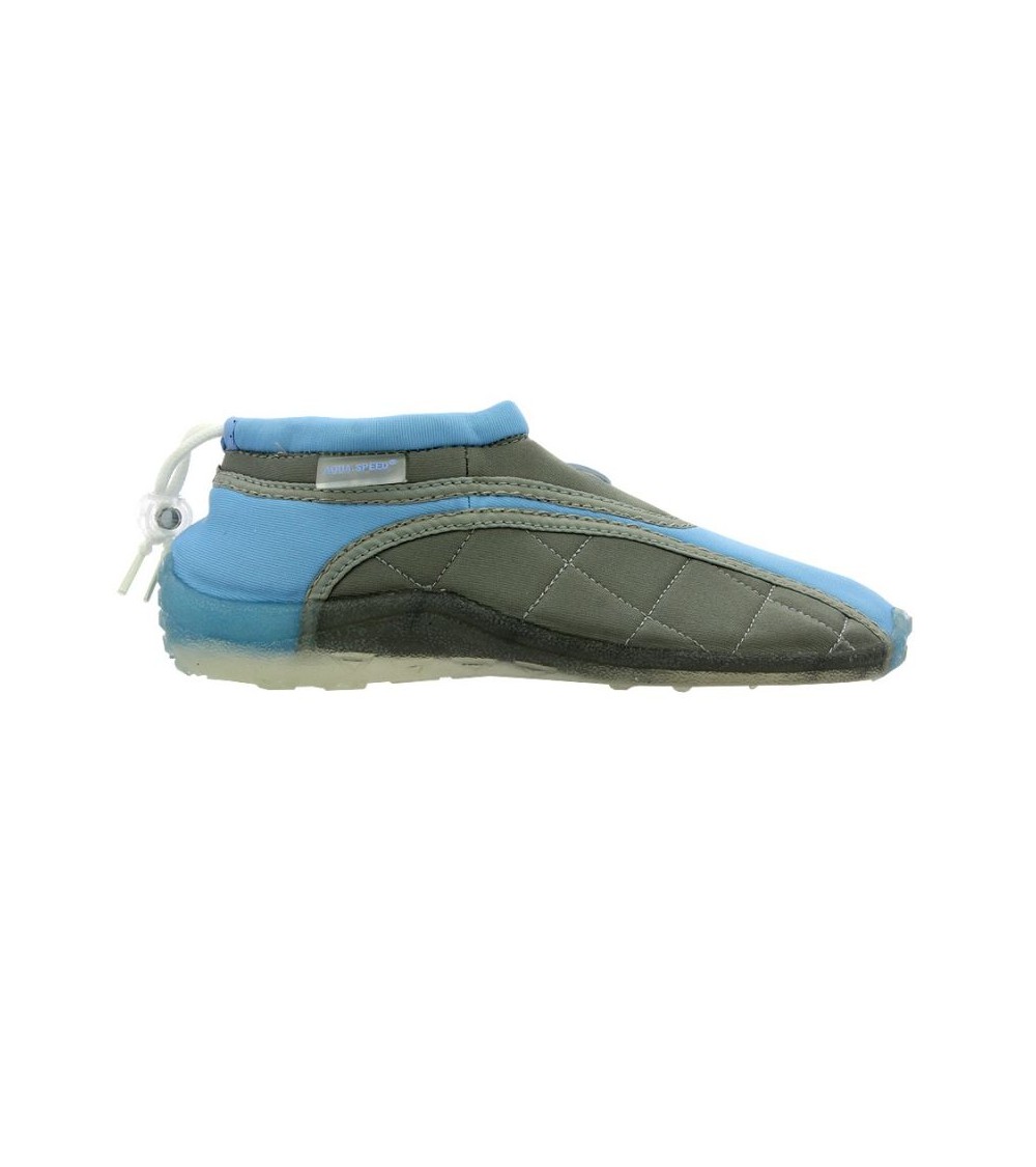 Aqua-Speed Jr. neoprene beach shoes blue-gray