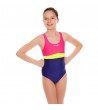 Aqua-speed Junior Emily maudymosi kostiumėlis rožinės-violetinės spalvos, Plaukimo apranga unisex, Plaukimo apranga, Aqua-Speed