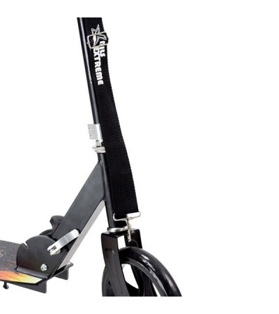 Nils Extreme HA205D BLACK PU 205MM scooter