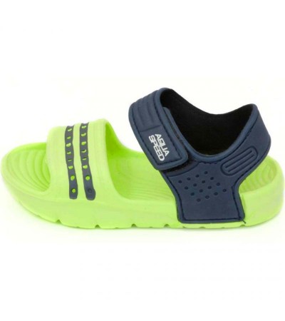 Aqua-speed Noli sandals green navy blue col. 84