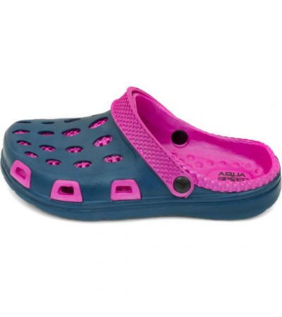 Aqua-speed Silvi slippers col 49 pink navy blue