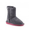 BearPaw Emma Toddler Zipper Jr 608TZ-903 Charcoal Pomberry žieminiai batai, Lauko apranga, Sporto apranga ir avalynė, BearPaw