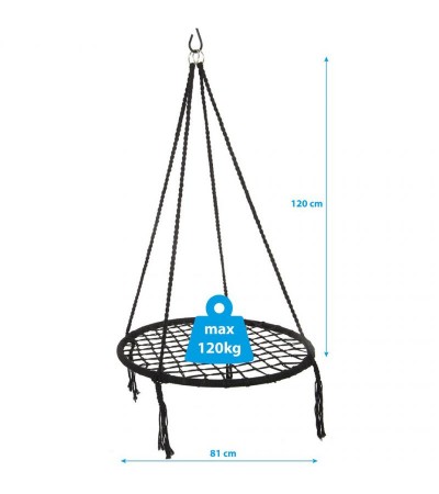 Ažūrinis hamakas 80cm 1031460, Hamakai, gultai, pavėsinės,sūpynės, Laisvalaikis, 