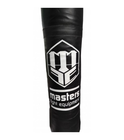 Leather boxing bag 150/35 cm empty WWS-MASTERS black