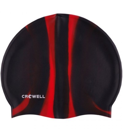 Crowell Multi-Flame-01 silicone swimming cap