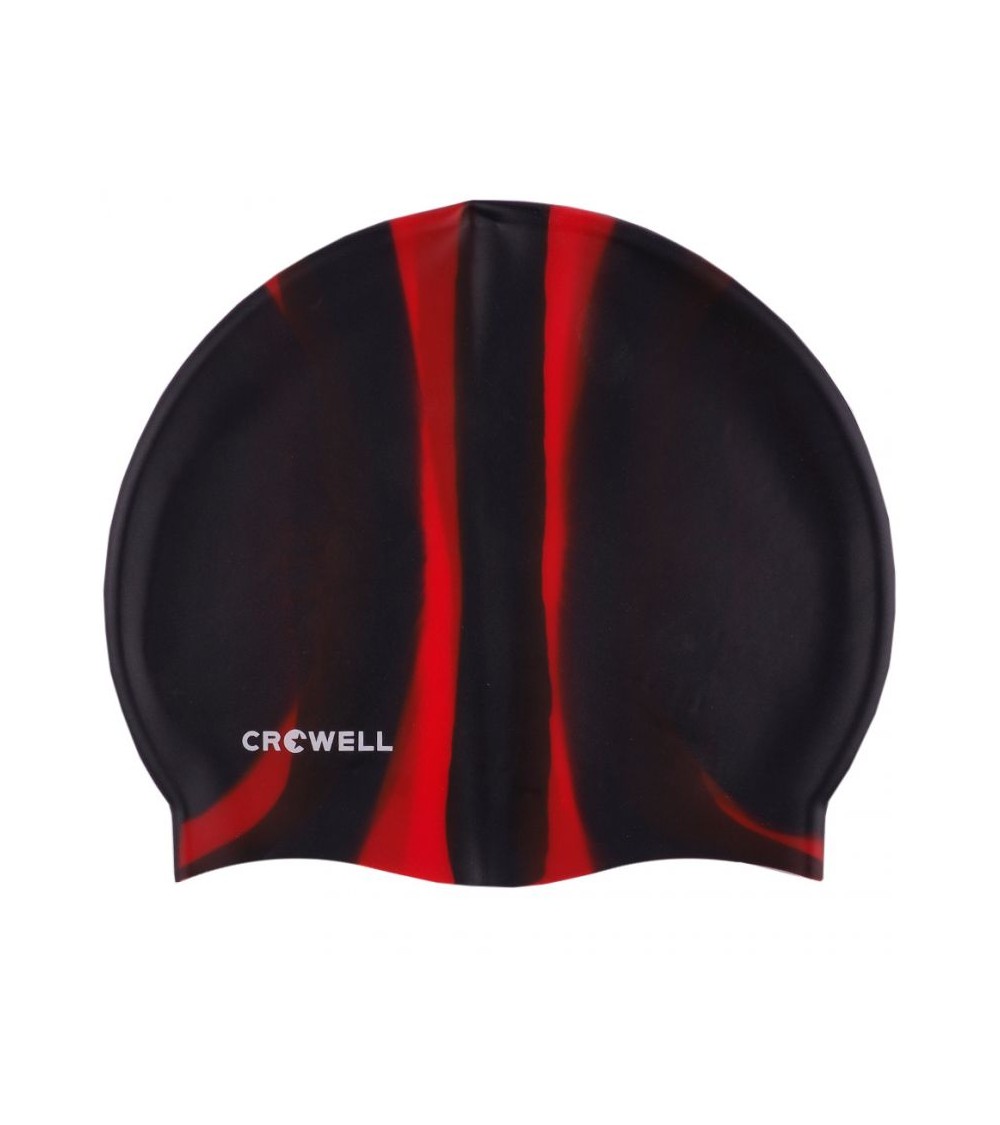 Crowell Multi-Flame-01 silicone swimming cap