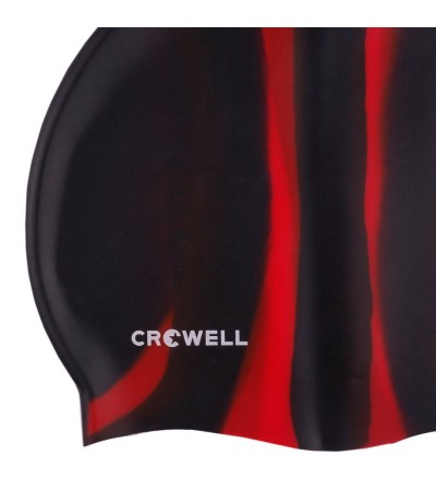 Crowell Multi-Flame-01 silicone swimming cap