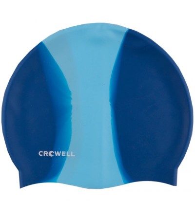 Crowell Multi-Flame-04 silicone swimming cap