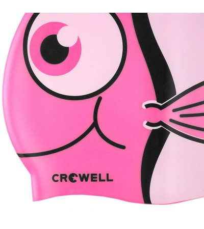 Crowell Nemo-Jr-size silicone swimming cap