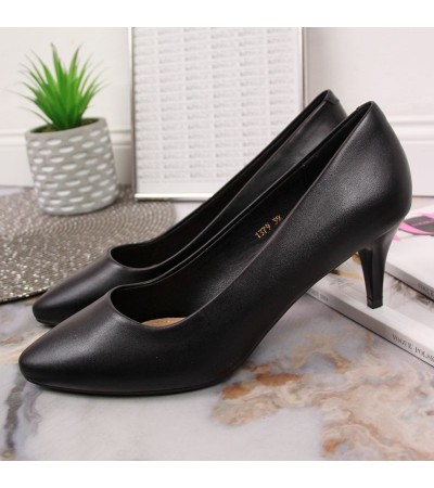 Pumps high heels black W Sergio Leone