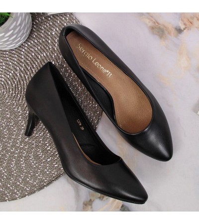 Pumps high heels black W Sergio Leone