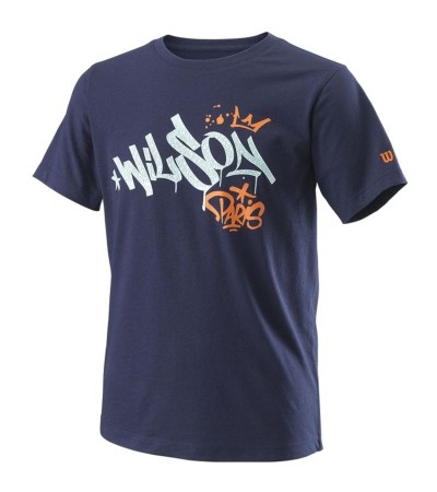 Wilson Paris Hope Tech Youth Tee Jr WRA816001, Lauko tenisas, Rakečių sportas, Wilson