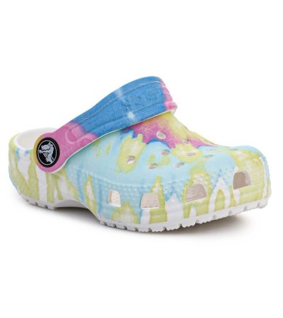 Crocs Classic Tie Dye Grafinis vaikiškas trikotažas 206994-94S, Plaukimo apranga vaikams, Plaukimo apranga, Crocs