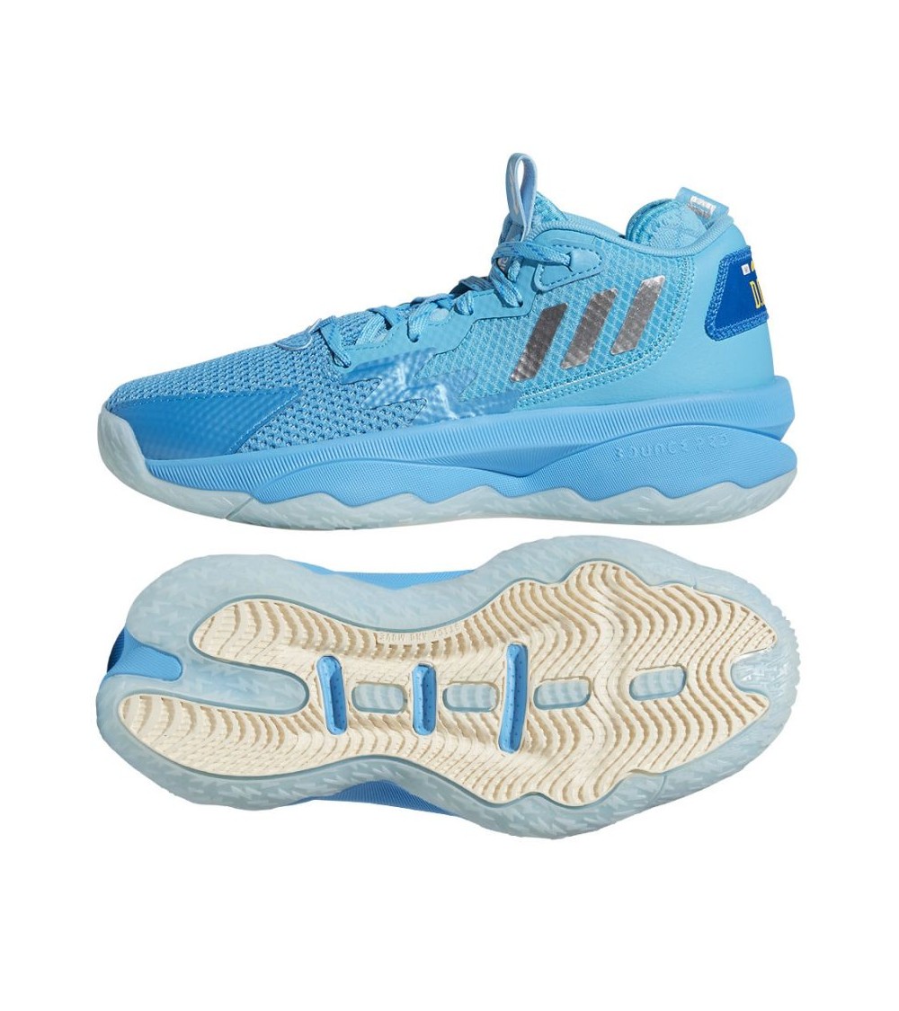 Adidas Dame 8 Jr GW8998 krepšinio bateliai, Krepšinio apranga vaikams, Krepšinio apranga, Adidas